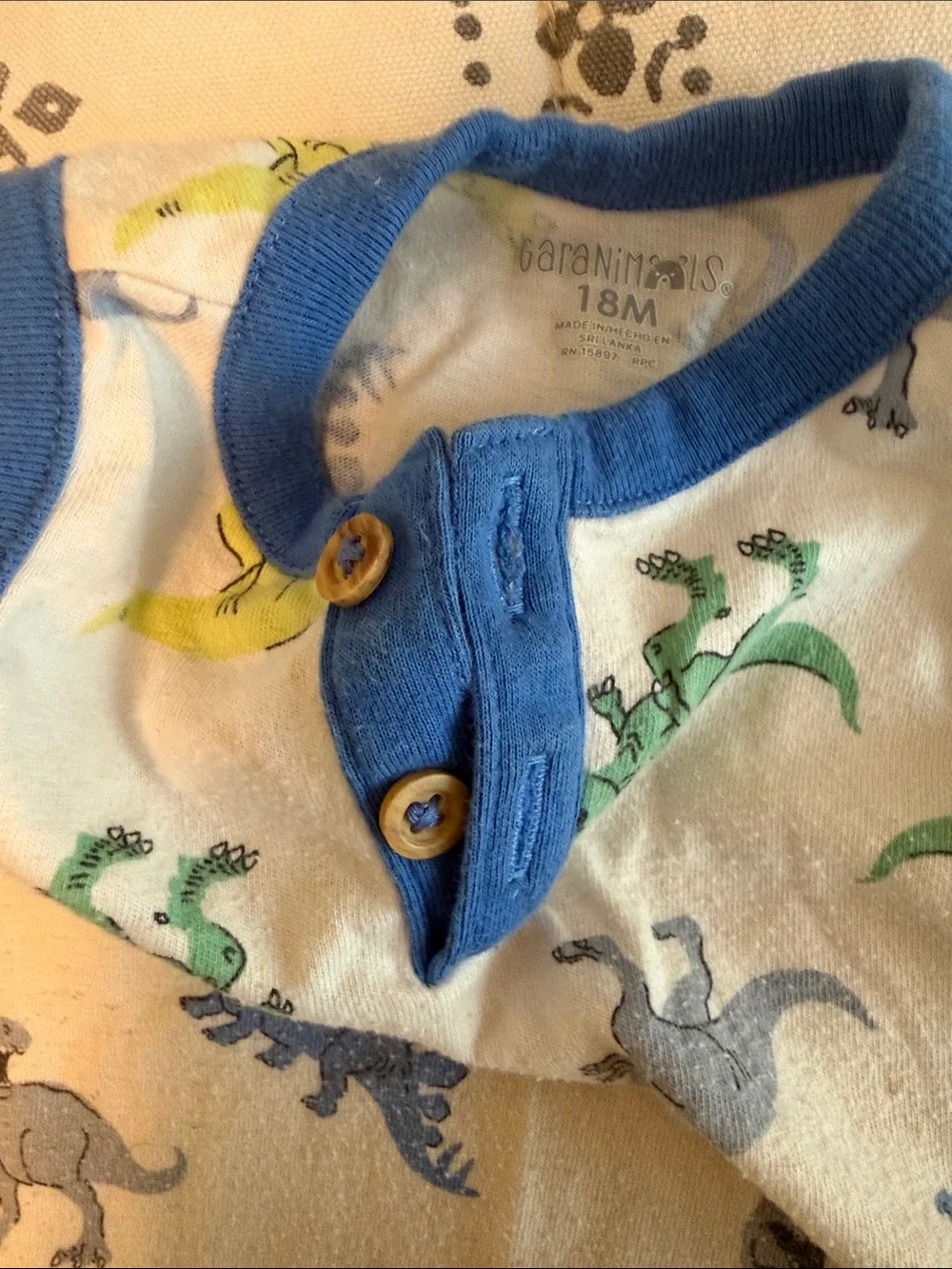Size 18 Months Dinosaur Romper Tank-Top Set of 3